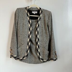 Vintage Yves Saint Laurent Winter Skirt Suite